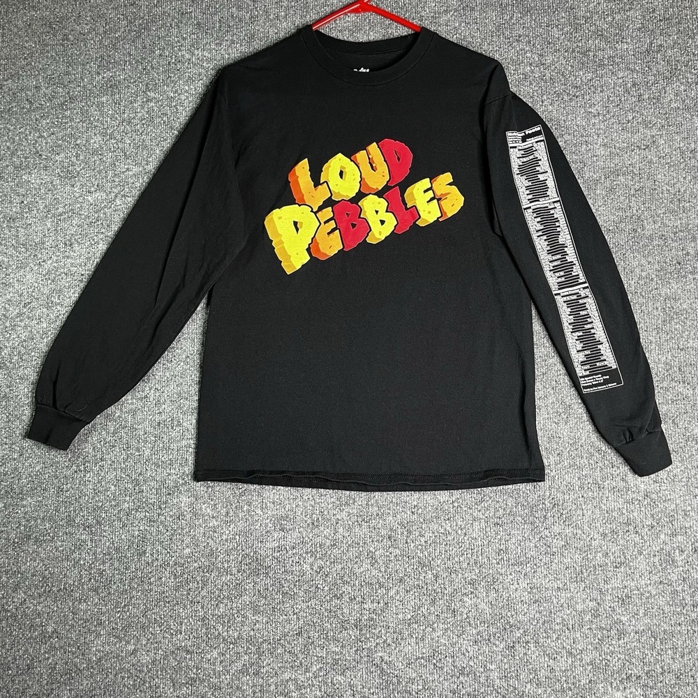 Rolling Loud Loud Pebbles T-shirt M Limited Edition‎ Long Sleeve Black Rare